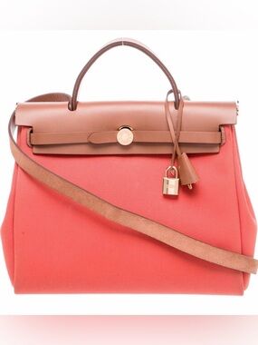 Hermes 2023 Toile Militaire Herbag Zip 31